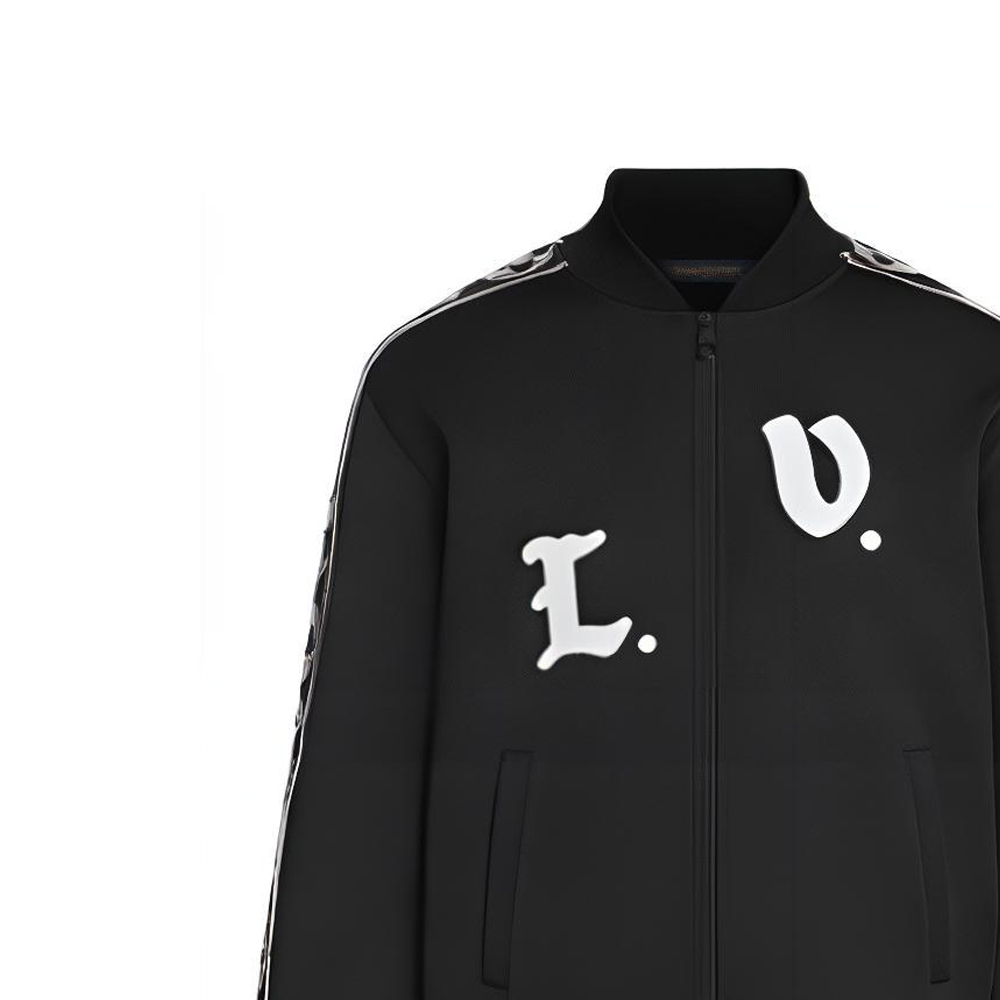 LOUIS VUITTON FW21 Black Logo Print Jacket. 1A978I 圖 7