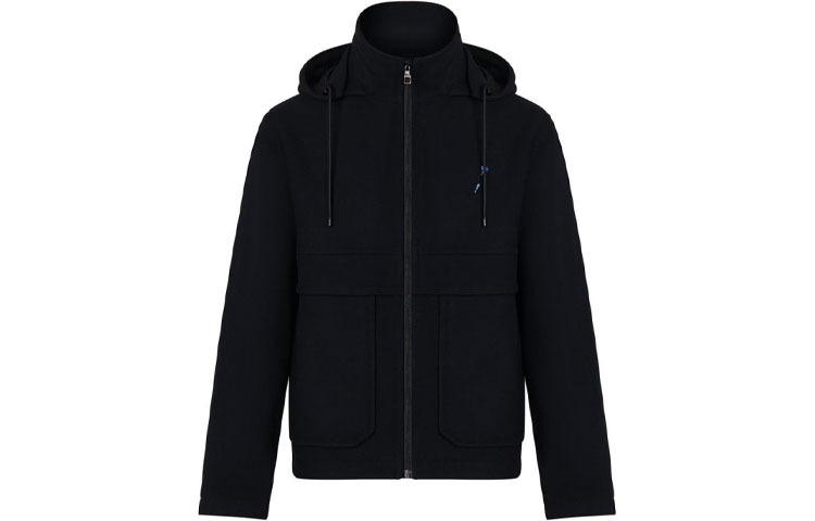 Order Chaqueta con Capucha Louis Vuitton FW21 Negra con Cremallera. 1A8WRA
