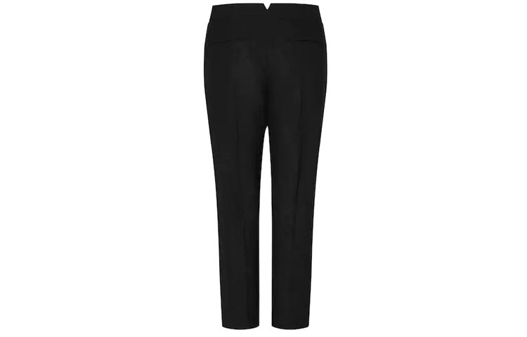 Lookbook Pantalones Casuales Hombres LOUIS VUITTON FW21 Negro Lana Rectos con Relieve. 1A8X34