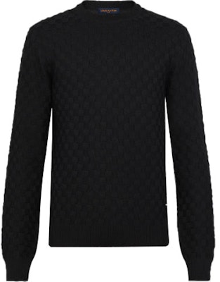 Jersey de Lana Negra Louis Vuitton FW21 Cuello Redondo Pullover. 1A7XCG Order Jersey de Lana Negra Louis Vuitton FW21 Cuello Redondo Pullover. 1A7XCG