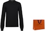 Lookbook Jersey de Lana Negra Louis Vuitton FW21 Cuello Redondo Pullover. 1A7XCG