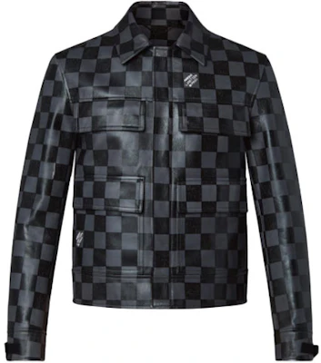 路易威登 FW21 格紋領長袖外套 黑色 男裝 1A9A5G Order 路易威登 FW21 格紋領長袖外套 黑色 男裝 1A9A5G