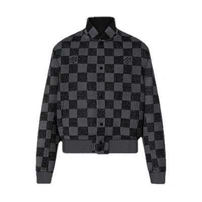 Louis Vuitton FW21 Checkered Reversible Waist Jacket Black/Grey 1A9A5T