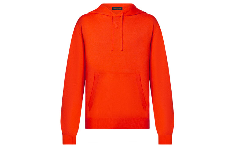 Louis Vuitton FW21 Embossed Logo Sweatshirt Orange () 1A9FQM