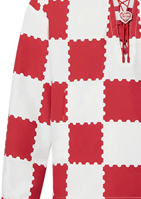 路易威登 FW21 巨型棋盤格防風外套 紅白 1A9GPP Details for 路易威登 FW21 巨型棋盤格防風外套 紅白 1A9GPP