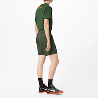 Shop ルイヴィトン FW21 グリーンモノグラム メンズルーズフィットカジュアルショーツ 1A9GAV