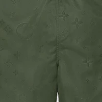 Sizing ルイヴィトン FW21 グリーンモノグラム メンズルーズフィットカジュアルショーツ 1A9GAV