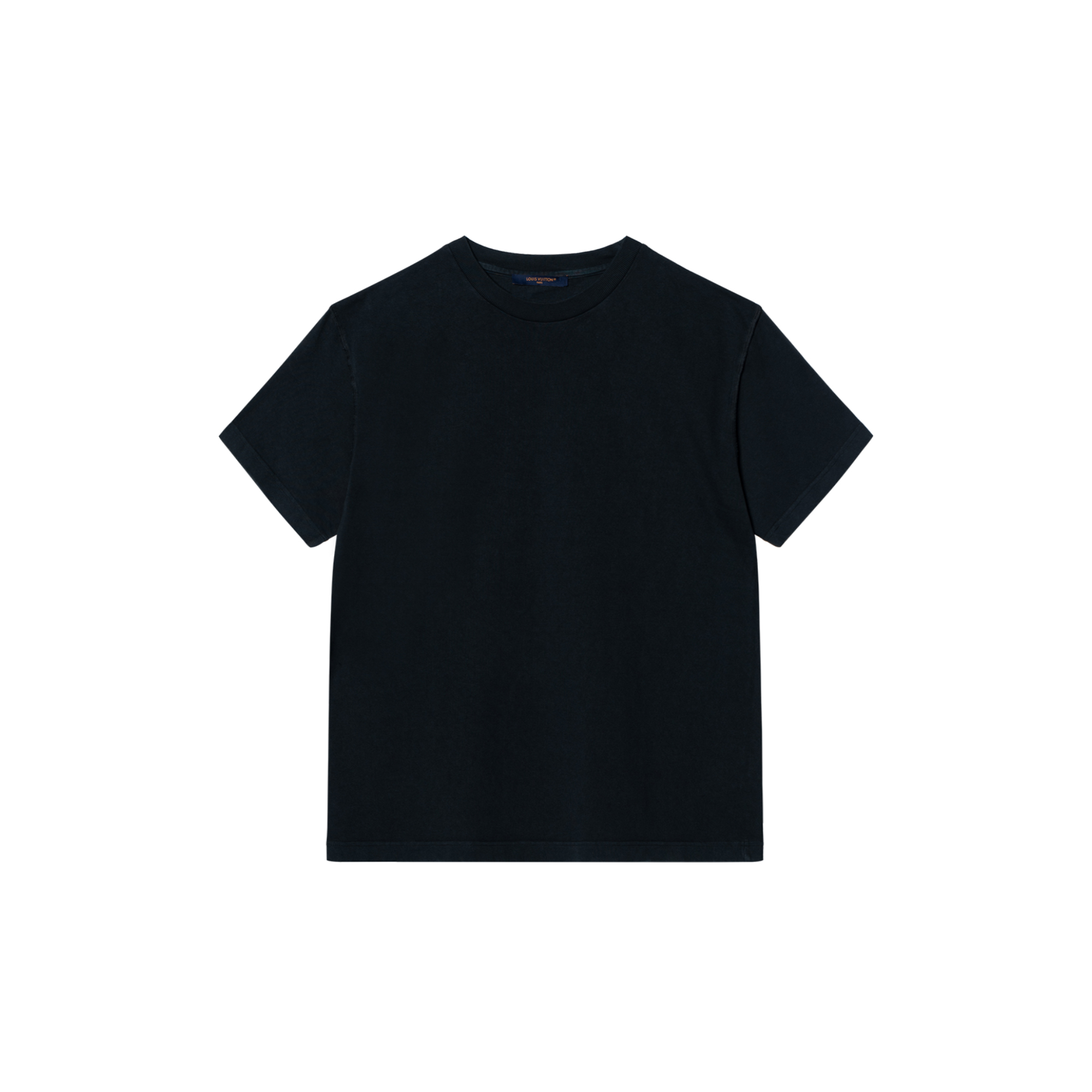 LOUIS VUITTON FW21 Inside Out Tag Crewneck T-Shirt Black 1A5W6E