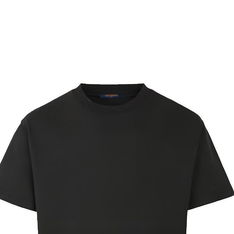 Sizing LOUIS VUITTON FW21 Inside Out Tag Crewneck T-Shirt Hitam 1A5W6E