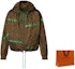 Details for LOUIS VUITTON FW21 Monogram Logo Classic Zip Hoodie Jacket Brown (). 1A97A6