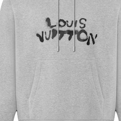 루이비통 FW21 네온 캐릭터 프린트 클래식 후디 그레이 패션. 1A96X7 Details for 루이비통 FW21 네온 캐릭터 프린트 클래식 후디 그레이 패션. 1A96X7