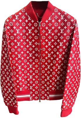 LOUIS VUITTON FW21 Red Monogram Print Leather Jacket Long Sleeve 1A3FSU Buy LOUIS VUITTON FW21 Red Monogram Print Leather Jacket Long Sleeve 1A3FSU