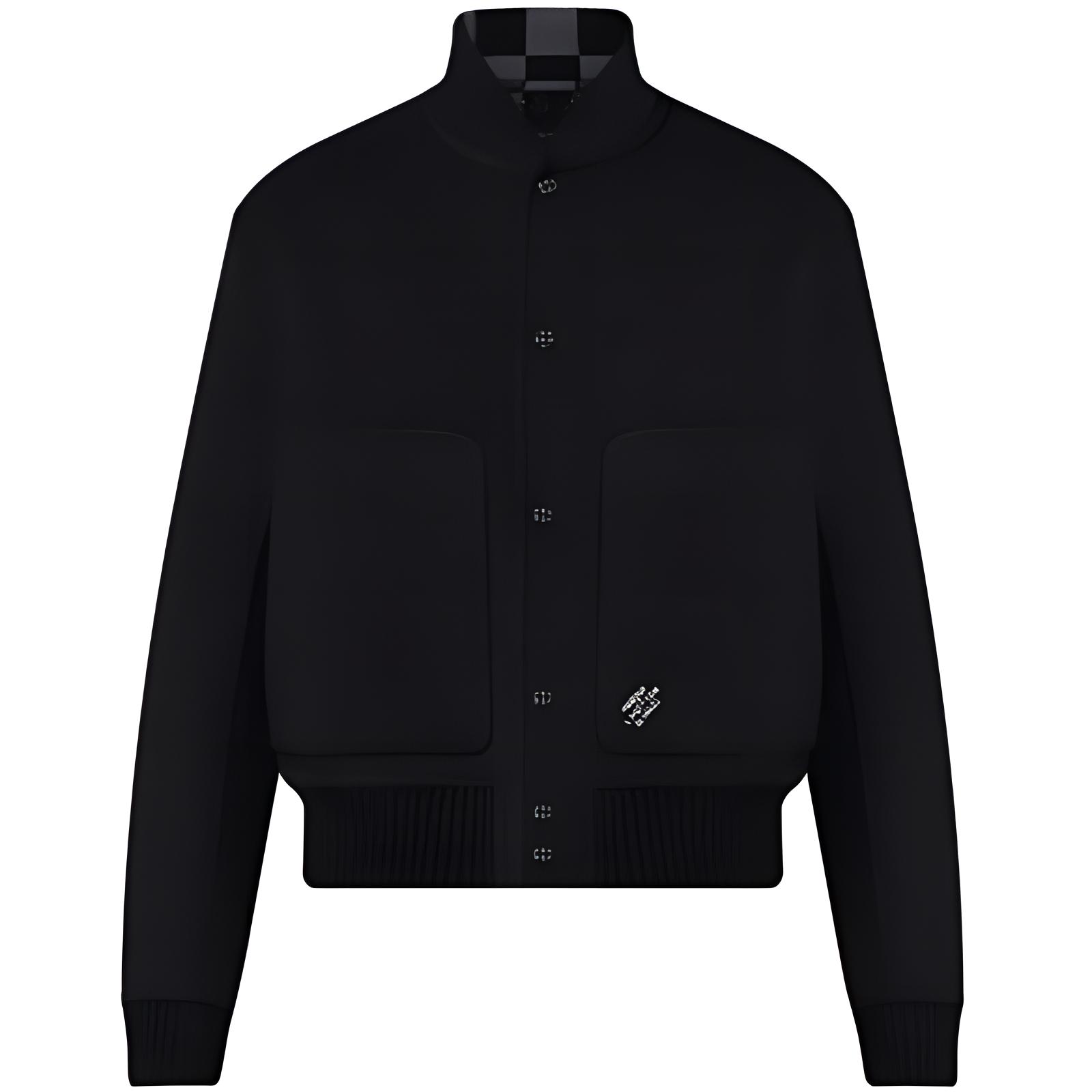 Louis Vuitton FW21 Reversible Checkered Jacket Black 1A9A02