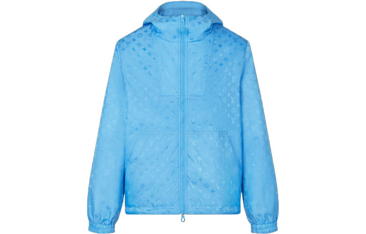 Louis Vuitton FW21 Reversible Windbreaker Jacket Blue 1A8WYV