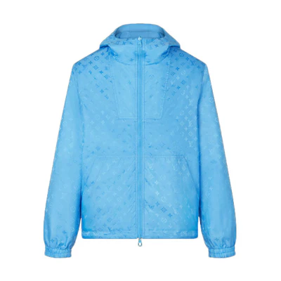 Louis Vuitton FW21 Reversible Windbreaker Jacket Blue 1A8WYV