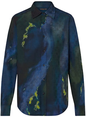 루이 비통 FW21 타이-다이 긴팔 셔츠 블루 1A8WYF Buy 루이 비통 FW21 타이-다이 긴팔 셔츠 블루 1A8WYF