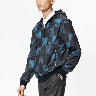 路易威登 FW21 蓝色拉链连帽外套 1A8X1W Purchase 路易威登 FW21 蓝色拉链连帽外套 1A8X1W