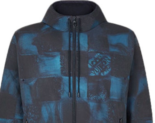 路易威登 FW21 蓝色拉链连帽外套 1A8X1W Details for 路易威登 FW21 蓝色拉链连帽外套 1A8X1W