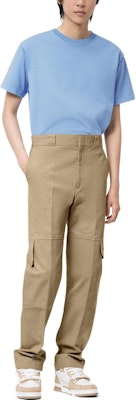 Pantalones Beige de Pierna Recta LOUIS VUITTON FW22 con Bolsillos Sólidos. 1AA5HN Lookbook Pantalones Beige de Pierna Recta LOUIS VUITTON FW22 con Bolsillos Sólidos. 1AA5HN