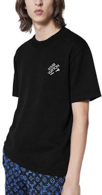 路易威登 FW22 黑色刺绣Logo圆领T恤。 1AATXH Purchase 路易威登 FW22 黑色刺绣Logo圆领T恤。 1AATXH