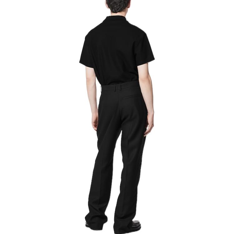 Purchase LOUIS VUITTON FW22 Kaos Polo Hitam dengan Logo Bordir Lengan Pendek. 1AATR9