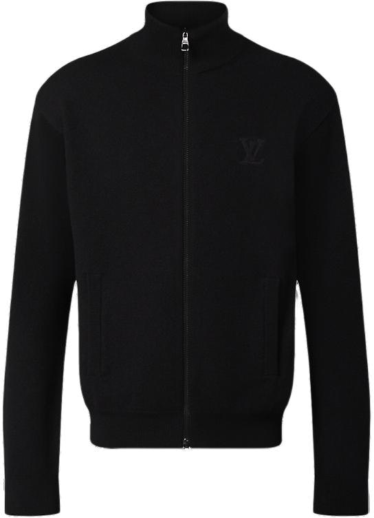 louis-vuitton-fw-22-black-solid-color-zip-up-knit-sweater-1-aa-4-vi