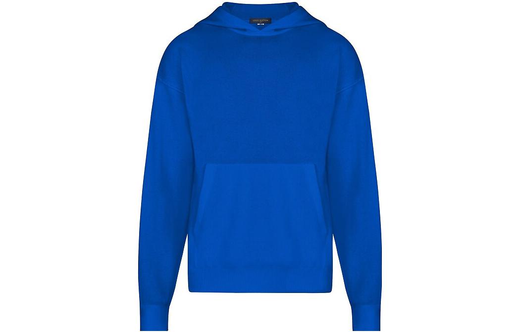 Order 루이비통 FW22 블루 캥거루 포켓 캐시미어 후디 스웨터 1A5CKD