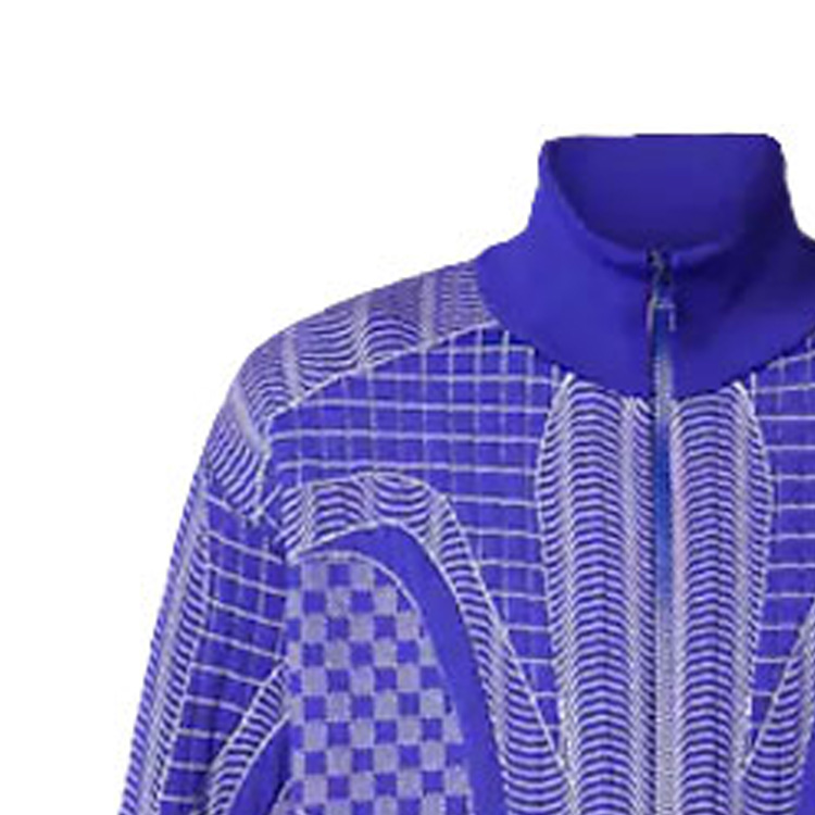 LOUIS VUITTON FW22  Blue Striped Print Zip-Up Jacket. 1AA4TQ 圖 7