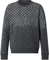 LOUIS VUITTON FW22 Grey Plaid Print Colorblock Crewneck Sweatshirt 1AA4TI LOUIS VUITTON FW22 Grey Plaid Print Colorblock Crewneck Sweatshirt 1AA4TI