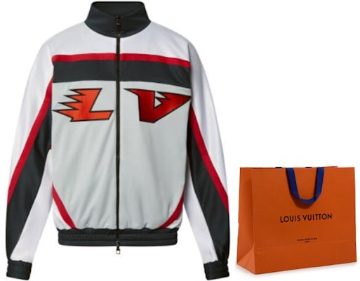 루이 비통 FW22 아이스하키 자켓 화이트 레터 컬러 블록 디자인 1AAGPZ Details for 루이 비통 FW22 아이스하키 자켓 화이트 레터 컬러 블록 디자인 1AAGPZ