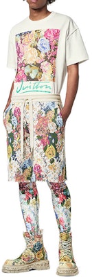 LOUIS VUITTON FW22 Celana Pendek Kasual Logo Pink Floral Jacquard. 1AAGW8 Lookbook LOUIS VUITTON FW22 Celana Pendek Kasual Logo Pink Floral Jacquard. 1AAGW8