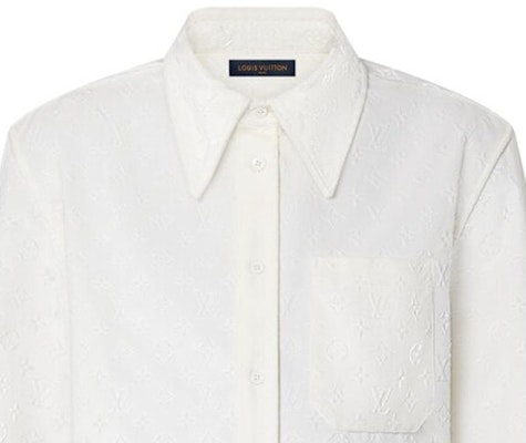LOUIS VUITTON FW22 Baju Lengan Panjang Putih Corak Logo Halus. 1AAGIP Details for LOUIS VUITTON FW22 Baju Lengan Panjang Putih Corak Logo Halus. 1AAGIP