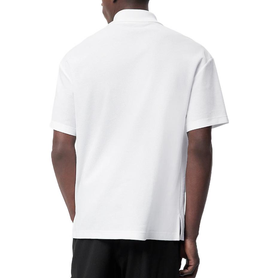 Details for LOUIS VUITTON FW22  White Polo Shirt with Embroidered Monogram Logo. 1AA50Z