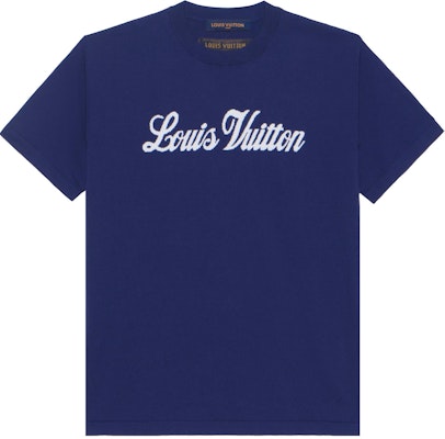 LOUIS VUITTON FW22 Kaos Crewneck Motif Alphabet Biru 1AA4XM Buy LOUIS VUITTON FW22 Kaos Crewneck Motif Alphabet Biru 1AA4XM
