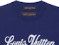 Details for LOUIS VUITTON FW22 Kaos Crewneck Motif Alphabet Biru 1AA4XM