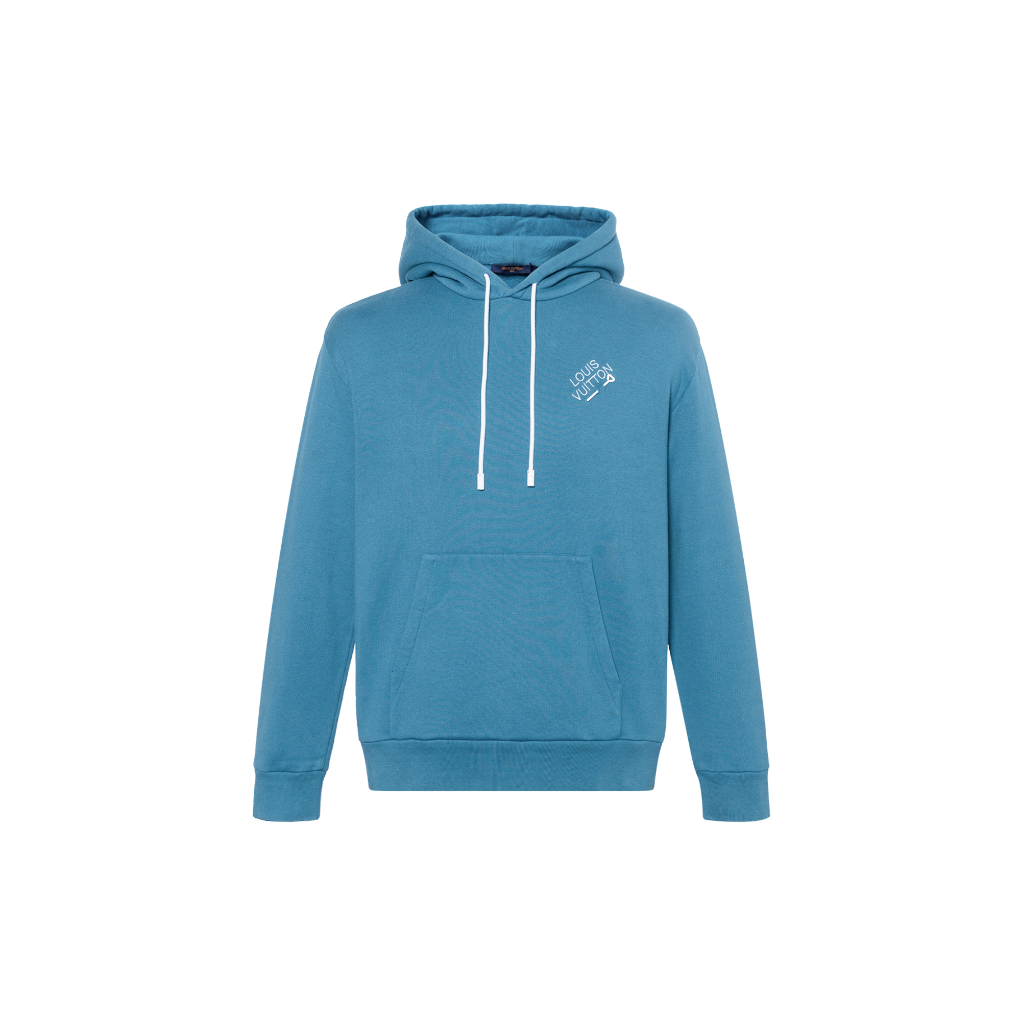 Order Sudadera Hombre Azul Louis Vuitton FW22 Logo Bordado Manga Larga. 1AA4YC