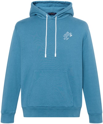 Sudadera Hombre Azul Louis Vuitton FW22 Logo Bordado Manga Larga. 1AA4YC Order Sudadera Hombre Azul Louis Vuitton FW22 Logo Bordado Manga Larga. 1AA4YC