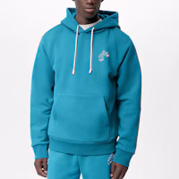 Sizing LOUIS VUITTON FW22 Blue Letter Logo Embroidered Long-Sleeve Sweatshirt Men. 1AA4YC