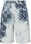 Buy 路易威登FW22藍白扎染Monogram佩斯利休閒短褲 1AA55K