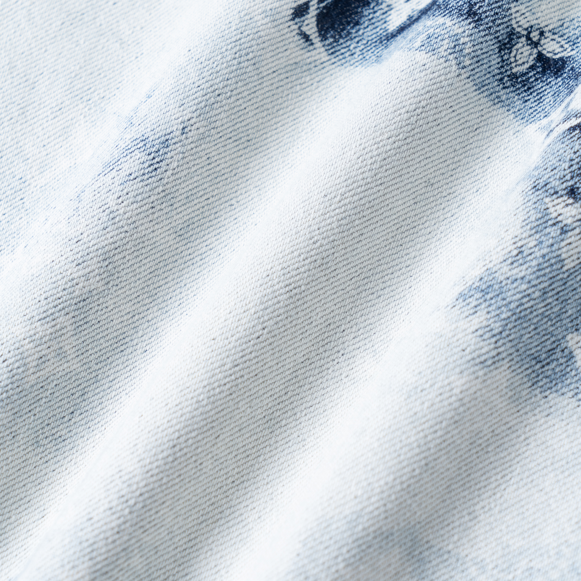 Details for 路易威登FW22藍白扎染Monogram佩斯利休閒短褲 1AA55K