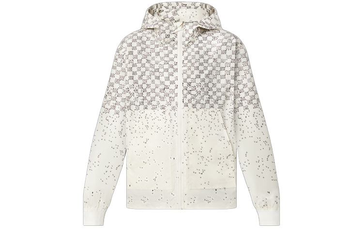 Order LOUIS VUITTON FW22 格紋圓點風衣外套 米色 1AA531