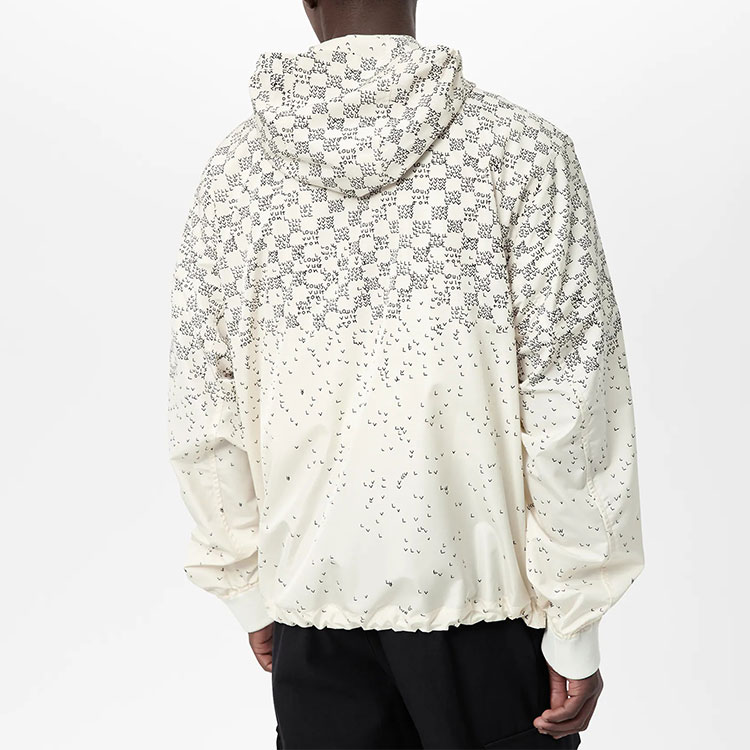 Details for LOUIS VUITTON FW22 格紋圓點風衣外套 米色 1AA531