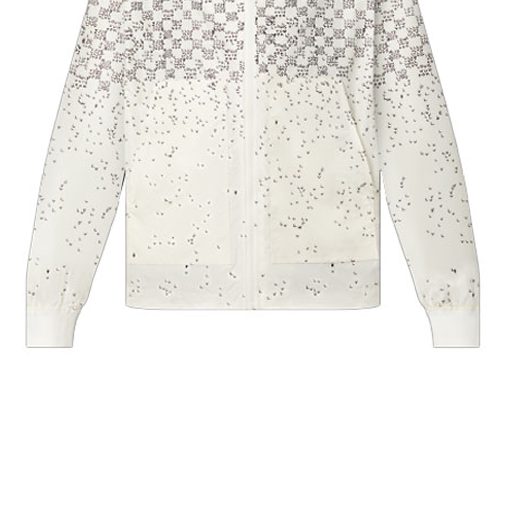 Cheap LOUIS VUITTON FW22 格紋圓點風衣外套 米色 1AA531