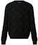 Buy LOUIS VUITTON FW22 Sweater Lengan Panjang Hitam Pria. 1AA4MC