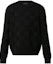 Order LOUIS VUITTON FW22 Sweater Lengan Panjang Hitam Pria. 1AA4MC
