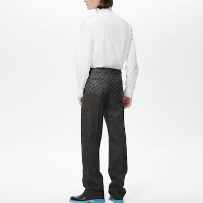 Pantalones Casuales Negros Rectos de Media Altura Louis Vuitton FW22 Damier Gradient 1AA4Q5 Shop Pantalones Casuales Negros Rectos de Media Altura Louis Vuitton FW22 Damier Gradient 1AA4Q5