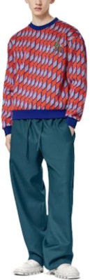 Jersey Multicolor Jacquard de Diamante Louis Vuitton FW22. 1AAGCM Lookbook Jersey Multicolor Jacquard de Diamante Louis Vuitton FW22. 1AAGCM