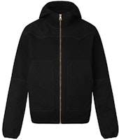 LOUIS VUITTON FW22 Embossed Monogram Denim Jacket Black - Hoodie Style 1AA4OG LOUIS VUITTON FW22 Embossed Monogram Denim Jacket Black - Hoodie Style 1AA4OG