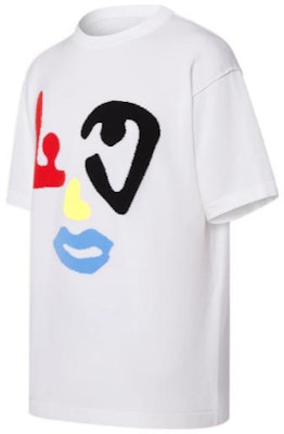 LOUIS VUITTON FW22 Geometric Pattern Crewneck T-Shirt White Mens 1AA4QT Shop LOUIS VUITTON FW22 Geometric Pattern Crewneck T-Shirt White Mens 1AA4QT