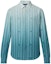 Order ルイヴィトン FW22 グラデーションストライプ 長袖シャツ ブルー メンズウェア 1AA4W8